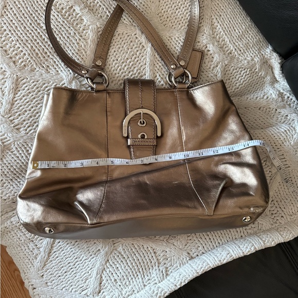 Metallic Coach Handbag - Picture 8 of 11